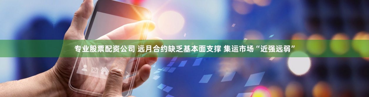 专业股票配资公司 远月合约缺乏基本面支撑 集运市场“近强远弱”